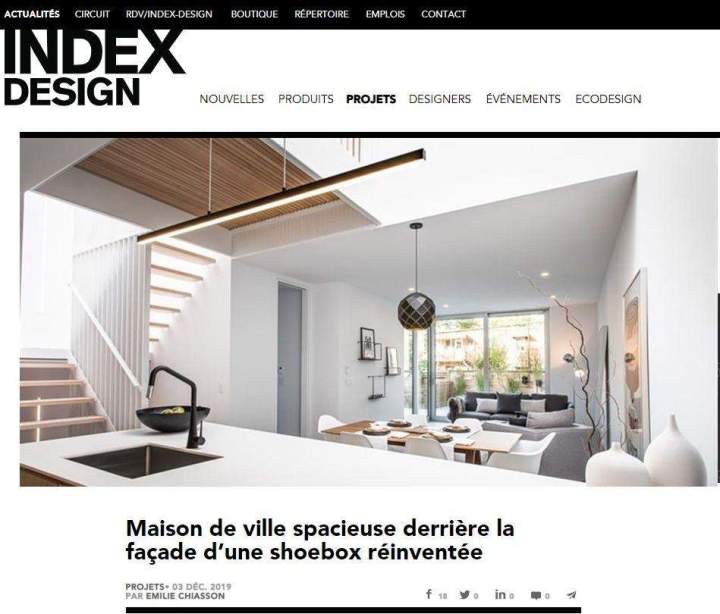Article de presse sur le design architectural Montréal