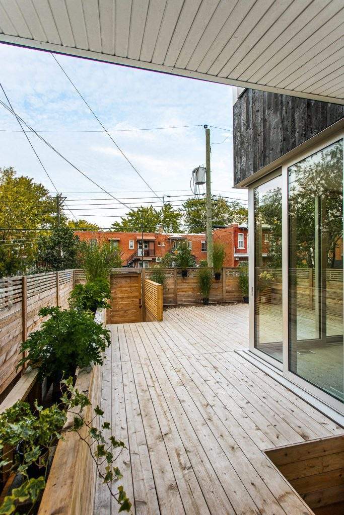 Terrasse résidence lh Montréal